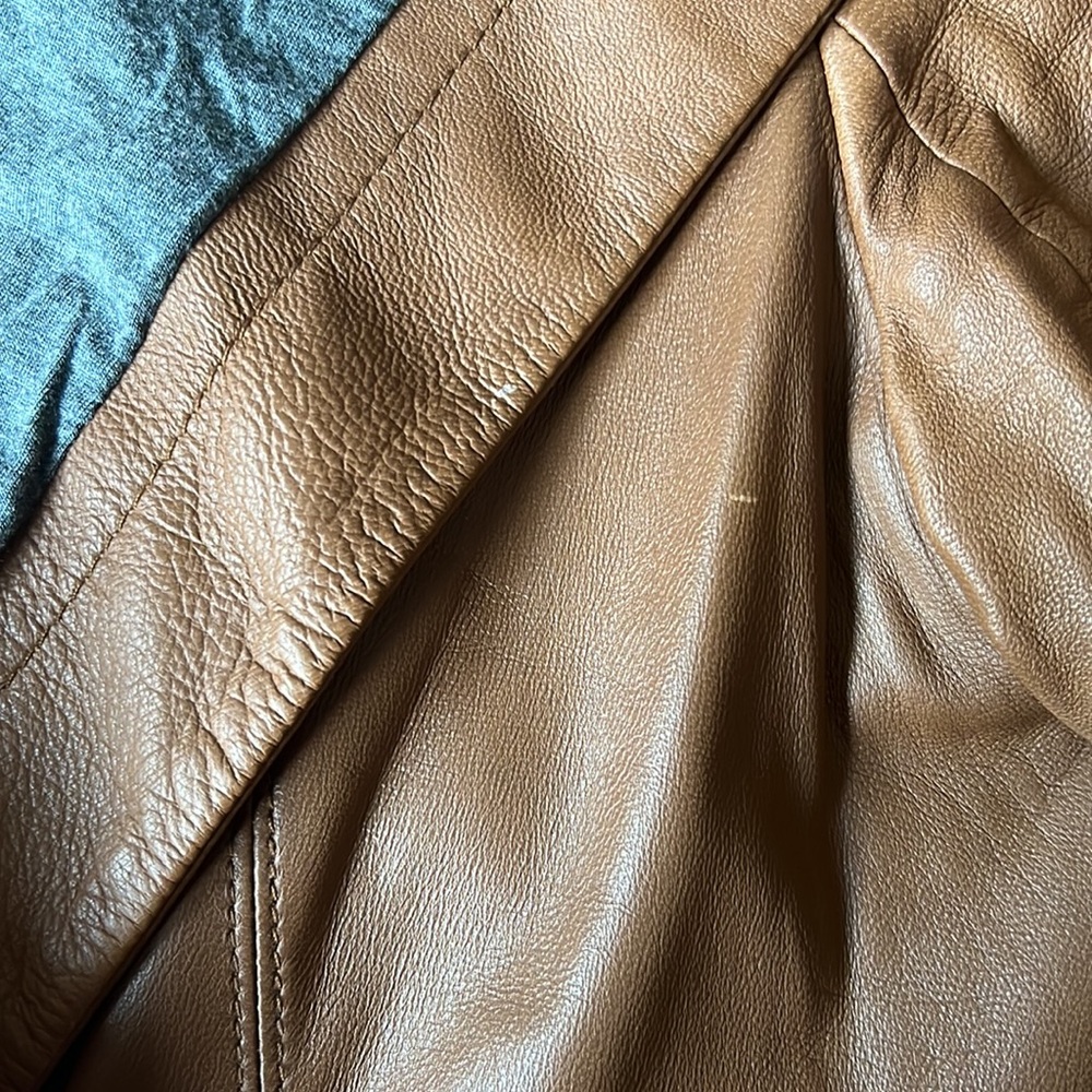 HH haute hippie Leather Jacket Size L - Picture 8 of 16